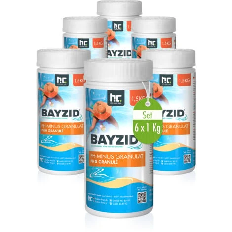 6 X 1,5 Kg Bayzid PH Moins Granulé 3 6 X 1,5 Kg Bayzid PH Moins Granulé