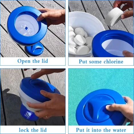 Ensoleillé 2 Pièces Dosage Flotteur Chlore Dosage Flotteur Piscine Distributeur Flotteur Chimique Automatique 6 Ensoleillé 2 Pièces Dosage Flotteur Chlore Dosage Flotteur Piscine Distributeur Flotteur Chimique Automatique – Image 4