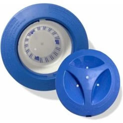 Distributeur De Chlore Flottant Pour Piscine, Support Chimique Pour Tablettes De Chlore Jusqu'à 7,6 Cm, 15 évents De Débit Réglables -Trait Piscine Soldes Magasin 74955619 5