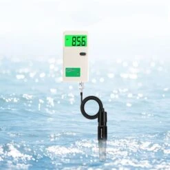 SEENLIN Ph-Metre Haute Precision Ph Testeur Portable Retro-Eclairage Affichage Testeur Qualite De L'Eau Potable Pour L'Eau De Laboratoire Hydroponique Aquarium Piscine Blanc Ph-3012B