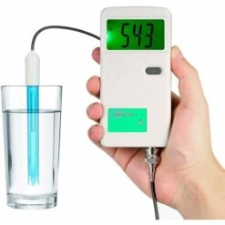 SEENLIN Ph-Metre Haute Precision Ph Testeur Portable Retro-Eclairage Affichage Testeur Qualite De L'Eau Potable Pour L'Eau De Laboratoire Hydroponique Aquarium Piscine Blanc Ph-3012B -Trait Piscine Soldes Magasin 75560374 4