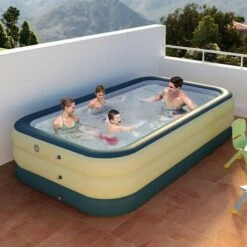 SEENLIN Piscine Gonflable Pour Jardin Extérieur, Piscine De 1,8 M 11 SEENLIN Piscine Gonflable Pour Jardin Extérieur, Piscine De 1,8 M -Trait Piscine Soldes Magasin 75560946 5