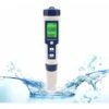 Testeur électronique De PH-mètre, 5 En 1 PH Testeur Thermomètre De Poche Qualité De L'eau PH EC Sel TDS Pour La Maison, La Piscine, L'eau D'aquarium 1 Testeur électronique De PH-mètre, 5 En 1 PH Testeur Thermomètre De Poche Qualité De L'eau PH EC Sel TDS Pour La Maison, La Piscine, L'eau D'aquarium -Trait Piscine Soldes Magasin 77638466 1