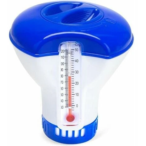 Distributeur De Chlore Flottant, Doseur De Chlore Automatique, Doseur Flottant Spa, Diffuseur De Chlore, Distributeur De Produits Chimiques Pour Piscine (avec Thermomètre) 3 Distributeur De Chlore Flottant, Doseur De Chlore Automatique, Doseur Flottant Spa, Diffuseur De Chlore, Distributeur De Produits Chimiques Pour Piscine (avec Thermomètre)