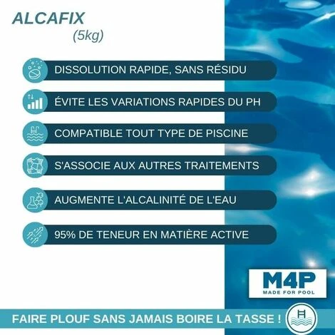 Stabilisateur PH Et Correcteur TAC Pour Piscine - MADE FOR POOL - 5kg 5 Stabilisateur PH Et Correcteur TAC Pour Piscine - MADE FOR POOL - 5kg – Image 3
