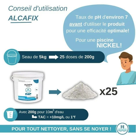 Stabilisateur PH Et Correcteur TAC Pour Piscine - MADE FOR POOL - 5kg 6 Stabilisateur PH Et Correcteur TAC Pour Piscine - MADE FOR POOL - 5kg – Image 4