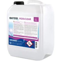 2 X 5 Litre BAYZID® Poolclear - Élimination De La Turbidité De L´eau Pour Piscines à Cartouches Et Balles Filtrantes