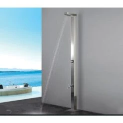 Bodyclean - Colonne De Douche Extérieure En Acier Inoxydable S165 -Trait Piscine Soldes Magasin 8339647 3