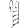 AREBOS Échelle De Piscine Échelle De Securité 4 Marches Acier Inoxydable -Trait Piscine Soldes Magasin 8339671 1