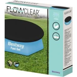 Haute Qualité -Bestway Couverture De Piscine Flowclear Fast Set 240 Cm23930 -Trait Piscine Soldes Magasin 86448029 3
