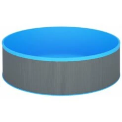 Haute Qualité -Piscine Avec écumoire Suspendue Et Pompe 350x90 Cm Gris24262 -Trait Piscine Soldes Magasin 86449361 4