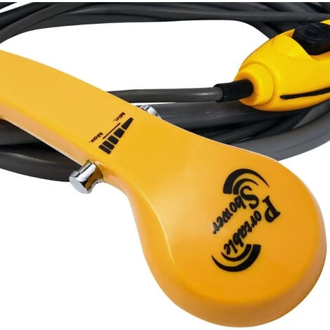 AUFUN 12 V Douche De Camping Portable Avec Pompe Submersible équipée D'un Tuyau De 2 M Et D'un Adaptateur De Câble D'alimentation Douche Pour Camping 6 AUFUN 12 V Douche De Camping Portable Avec Pompe Submersible équipée D'un Tuyau De 2 M Et D'un Adaptateur De Câble D'alimentation Douche Pour Camping – Image 4