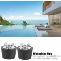 Bouchons D'Hivernage De Piscine 2 Pièces, Bouchon De Gel D'Expansion En Caoutchouc 38mm/1,5 Po Pour Tuyauterie De Spa De Piscine Hiver Entretien Des Raccords, 9 Bouchons D'Hivernage De Piscine 2 Pièces, Bouchon De Gel D'Expansion En Caoutchouc 38mm/1,5 Po Pour Tuyauterie De Spa De Piscine Hiver Entretien Des Raccords, -Trait Piscine Soldes Magasin 87450971 3