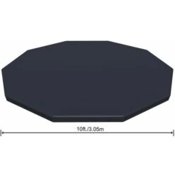Elegant-Stil Bestway Couverture De Piscine Flowclear 305 Cm,pour Salon/Jardin,Montage Facile,1,89 Kg -Trait Piscine Soldes Magasin 87475560 3