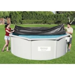Elegant-Stil Bestway Couverture De Piscine Flowclear 396 Cm,pour Salon/Jardin,Montage Facile,2,7 Kg 9 Elegant-Stil Bestway Couverture De Piscine Flowclear 396 Cm,pour Salon/Jardin,Montage Facile,2,7 Kg -Trait Piscine Soldes Magasin 87476651 3