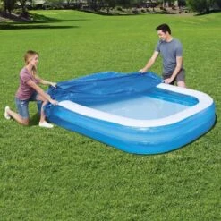 Elegant-Stil Bestway Couverture De Piscine Flowclear 262x175x51 Cm,pour Salon/Jardin,Montage Facile,0,59 Kg