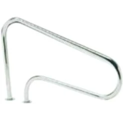 Sorties De Bain Pour Piscine Avec 2 Ancrages Extérieurs - 125 X 80 Cm - Inox - A Sceller