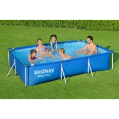 Piscine Hors Sol Rectangulaire 300 X 201 X 66 Cm - Bestway - 56404 -Trait Piscine Soldes Magasin 88266923 3