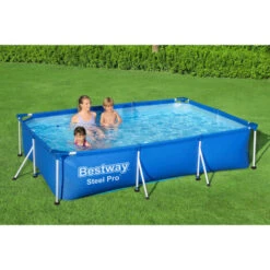 Piscine Hors Sol Rectangulaire 300 X 201 X 66 Cm - Bestway - 56404 -Trait Piscine Soldes Magasin 88266923 4