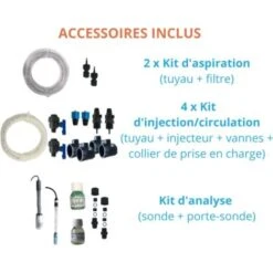 Tableau Complet Régulateur PH Et Chlore Automatique Pour Piscine Jusqu'à 160m3 -Trait Piscine Soldes Magasin 88528486 4