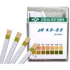 Bandelettes De Test De PH 100 Pièces, Papier De Test Tournesol, Plage De Mesure 4,5-9, Papier Indicateur Universel, Test D'acidité Pour Aquariums, Eau Potable