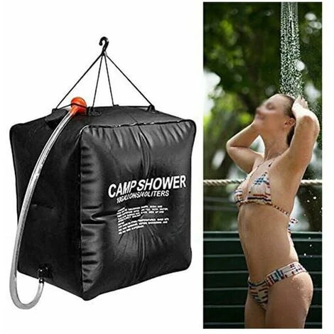 Sac De Douche Solaire 40 Litres Camping, Température 45 °C Randonnée, Escalade 6 Sac De Douche Solaire 40 Litres Camping, Température 45 °C Randonnée, Escalade – Image 4