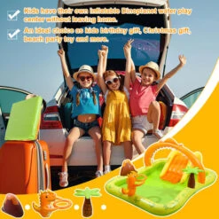 Piscine Pour Enfant Gonflable -Aire De Jeux Aquatique 246x193x110cm -Trait Piscine Soldes Magasin 88687854 5