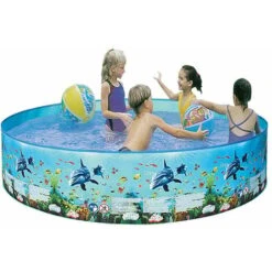 SEENLIN Piscine Pliant Piscine Inflation Sans Plastique Dur Portable Famille Piscine Ronde Piscine Pour Bebes Enfants Adultes 7 SEENLIN Piscine Pliant Piscine Inflation Sans Plastique Dur Portable Famille Piscine Ronde Piscine Pour Bebes Enfants Adultes -Trait Piscine Soldes Magasin 89259166 3