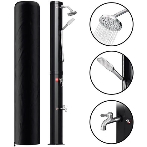 Randaco Douche Solaire Extérieure Avec Douche De Pied Douche De Jardin Piscine 35L (avec Couvercle De Protection) 3 Randaco Douche Solaire Extérieure Avec Douche De Pied Douche De Jardin Piscine 35L (avec Couvercle De Protection)