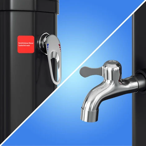 Randaco Douche Solaire Douche De Jardin Avec Pied Douche Extérieure Douche Solaire 35L (avec Couvercle De Protection) 5 Randaco Douche Solaire Douche De Jardin Avec Pied Douche Extérieure Douche Solaire 35L (avec Couvercle De Protection) – Image 3