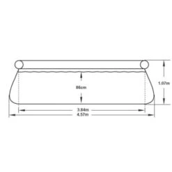 Piscine Autoportante Ronde Ø 4,57 X 1,07 M Aspect Résine Tressée Fast Set De Bestway -Trait Piscine Soldes Magasin 90538723 3