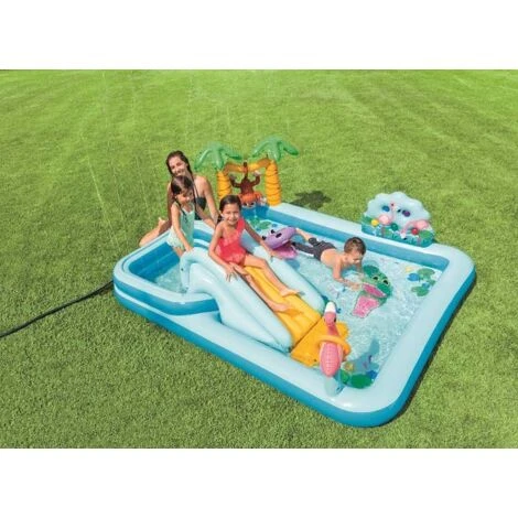 Piscine Du Centre De Jeux Jungle Jungle 57161 Toboggan Gonflable Intex Pour Enfants 6 Piscine Du Centre De Jeux Jungle Jungle 57161 Toboggan Gonflable Intex Pour Enfants â Image 4