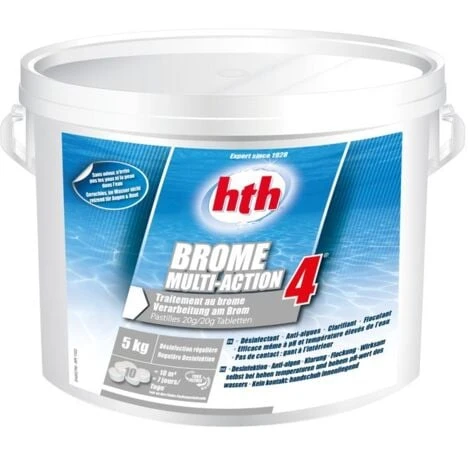 Brome Multifonction Hth® BROME 4 Actions En Pastilles 20 G - 5 Kg 3 Brome Multifonction Hth® BROME 4 Actions En Pastilles 20 G - 5 Kg