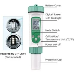 Testeur Numérique De Qualité De L'eau 6 En 1 PH/EC/TDS/SEL/S.G/analyseur De Test De Température Pour Aquarium D'eau Laboratoire Hydroponique 11 Testeur Numérique De Qualité De L'eau 6 En 1 PH/EC/TDS/SEL/S.G/analyseur De Test De Température Pour Aquarium D'eau Laboratoire Hydroponique -Trait Piscine Soldes Magasin 92207712 5