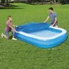 JOLI® Mode Bestway Couverture De Piscine Flowclear 262x175x51 Cm TOP11726 2 JOLI® Mode Bestway Couverture De Piscine Flowclear 262x175x51 Cm TOP11726 -Trait Piscine Soldes Magasin 92528380 1