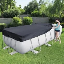 JOLIÂź Mode Bestway Couverture De Piscine Flowclear 404x201 Cm TOP85527
