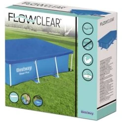 JOLI® Mode Bestway Couverture De Piscine Flowclear 259x170 Cm TOP25190 -Trait Piscine Soldes Magasin 92530183 4