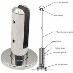 Escaliers Piscine Spigot Verre Balustrade Balustrade Balcon Verre Clôture Pince Pour Piscine Balcon Clôture 10 Escaliers Piscine Spigot Verre Balustrade Balustrade Balcon Verre Clôture Pince Pour Piscine Balcon Clôture -Trait Piscine Soldes Magasin 92690156 4