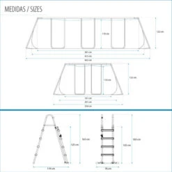 Piscina Fuori Terra Rettangolare Bestway Power Steel 412x201x122 Cm Filtro A Cartuccia Scaletta E Dosatore Chimico Colore Grigio 10 Piscina Fuori Terra Rettangolare Bestway Power Steel 412x201x122 Cm Filtro A Cartuccia Scaletta E Dosatore Chimico Colore Grigio -Trait Piscine Soldes Magasin 92775931 4