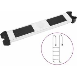 Marche D'échelle De Piscine 50x9x3,5 Cm Acier Inoxydable 304 VidaXL -Trait Piscine Soldes Magasin 92855052 5