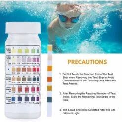 GP 2 Pack 6 In 1 Bandelettes De Test Pour Piscine Spa, Bandes De Test D'eau Sur Chlore/Chlore Libre/pH/Alcalinité/Acide Cyanurique/Dureté Du Liquide, 100 Pcs 11 GP 2 Pack 6 In 1 Bandelettes De Test Pour Piscine Spa, Bandes De Test D'eau Sur Chlore/Chlore Libre/pH/Alcalinité/Acide Cyanurique/Dureté Du Liquide, 100 Pcs -Trait Piscine Soldes Magasin 93382407 5