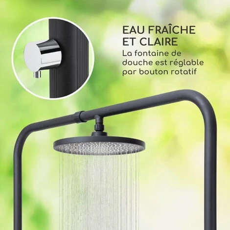 Blumfeldt Douche Exterieur Piscine, Douches De Jardin Portable, Douche Jardin Exterieur, Pomme De Douche Réglable, Douche Extérieur Aluminium, Rince Pied Piscine, Douche Extérieure Résistant UV Et Gel 6 Blumfeldt Douche Exterieur Piscine, Douches De Jardin Portable, Douche Jardin Exterieur, Pomme De Douche Réglable, Douche Extérieur Aluminium, Rince Pied Piscine, Douche Extérieure Résistant UV Et Gel – Image 4