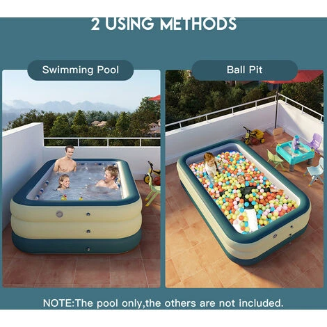 Piscine Gonflable Piscine Auto-gonflante Pour Jardin Extérieur (Island Green 1.8m) 7 Piscine Gonflable Piscine Auto-gonflante Pour Jardin Extérieur (Island Green 1.8m) – Image 5