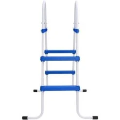 Échelle De Piscine Échelle Sécurité Bleu Et Blanc 84 Cm Acier 84852 -Trait Piscine Soldes Magasin 94120955 3