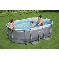 BESTWAY Piscine Hors Sol Power Steel™ Ovale 305 X 200 X 84 Cm 9 BESTWAY Piscine Hors Sol Power Steel™ Ovale 305 X 200 X 84 Cm -Trait Piscine Soldes Magasin 94368821 3