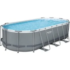 BESTWAY Piscine Hors Sol Power Steel™ Ovale 549 X 274 X 122 Cm -Trait Piscine Soldes Magasin 94368847 3