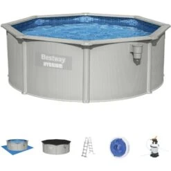 BESTWAY Piscine Hors Sol Ronde Hydrium™ 360 X 120 Cm -Trait Piscine Soldes Magasin 94368968 3