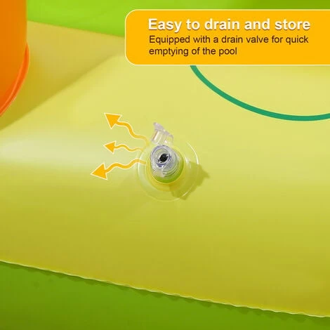 Piscine Du Centre De Jeux Jungle Jungle Toboggan Gonflable Intex Pour Enfants 246x193x110cm 5 Piscine Du Centre De Jeux Jungle Jungle Toboggan Gonflable Intex Pour Enfants 246x193x110cm â Image 3