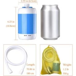 Douche De Camping Douche Portable Douche Extérieure, Batterie Intégrée 5000mAh, Douchette Électrique Rechargeable, Pompe De Débit De Douche (Bleu Ciel) 9 Douche De Camping Douche Portable Douche Extérieure, Batterie Intégrée 5000mAh, Douchette Électrique Rechargeable, Pompe De Débit De Douche (Bleu Ciel) -Trait Piscine Soldes Magasin 94926402 3