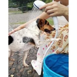 Douche De Camping Douche Portable Douche Extérieure, Batterie Intégrée 5000mAh, Douchette Électrique Rechargeable, Pompe De Débit De Douche (Bleu Ciel) 11 Douche De Camping Douche Portable Douche Extérieure, Batterie Intégrée 5000mAh, Douchette Électrique Rechargeable, Pompe De Débit De Douche (Bleu Ciel) -Trait Piscine Soldes Magasin 94926402 5